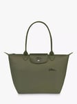 Longchamp Le Pliage Green Recycled Canvas Small Tote Bag