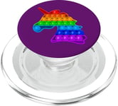 Pop It Unicorn Rainbow Fidget Toy for Girls PopSockets PopGrip for MagSafe