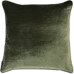 Paoletti Luxe Velvet 55X55 C/Case Olive, Polyester, 55x55cm