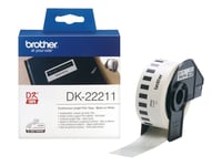 Brother Dk-22211 - Hvid - Rulle (2,9 Cm X 15,2 M) Etiketter - För Brother Ql-1050, 1060, 500, 550, 560, 570, 580, 600, 650, 700, 710, 720, 820