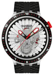 Swatch SB05K103 THE PILGRIM - TREAD ON IT (47mm) Transparent Watch