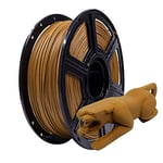 Flashforge Filament pour imprimante 3D Bois PLA 1.75mm, 1kg Spool-Précision dimensionnelle +/- 0.02mm, Respect de l'environnement, pas de fumée et pas d'odeur (Bois foncé, Bois PLA)