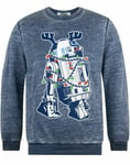 Star Wars R2d2 Decorations Burnout Christmas Sweatshirt