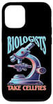 Coque pour iPhone 12/12 Pro Biologists Take Cellfies Humour de laboratoire scientifique