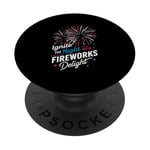 Fireworks Director Ignite The Night With Fireworks Delight PopSockets Adhesive PopGrip