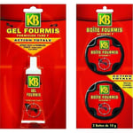 KB Pack de Lutte Contre Les Fourmis Deux BOITES et Un Tube de Gel