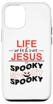 Coque pour iPhone 13 2024 La vie sans Jésus est un Halloween drôle et effrayant pour les chrétiens