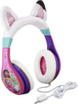 Gabbys Dollhouse Casque Pour Enfants,Filaire,Pour L'École,La Maison Ou Les Voyages,Câble Sans Enchevêtrement Pour Les Tous-Petits,Contrôleur De Volume,Prise Jack 3,5 Mm Incl.-Dès 3 Ans