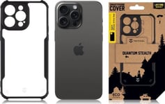 Tactical Tactical Quantum Stealth Cover For Apple Iphone 15 Pro Max Clear/Black Standard