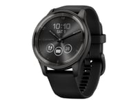 Garmin Vívomove Trend - 40 Mm - Svart - Smart Klocka Med Band - Silikon - Handledsstorlek: 125-190 Mm - Monokrom - Bluetooth, Ant+ - 28.3 G