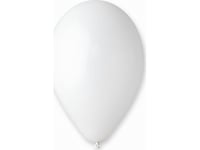 Gemar Pastellfärgade Vita Ballonger, G110, 30 Cm, 100 St.