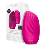 GESKE | SmartAppGuided™ Brosse faciale thermique sonique et liftante | 8 in 1 | Nettoyage de la peau & anti-rides | Brosse de nettoyage électrique en silicone | Masseur facial | Nettoyante & anti-âge