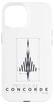 Coque pour iPhone 15 Spirit Of Concorde Avion Dimensions Art