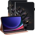 Coque Pour Samsung Galaxy Tab S9 Ultra/Tab S8 Ultra 14.6"",Étui Housse De Protection Ultra Fin En Cuir Pu Avec Fonction Support Pour Samsung Galaxy Tab S9 Ultra -Violet Lotus