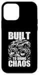 Coque pour iPhone 12 mini Monster Truck Kids Toddler Boys Birthday School