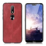 Nokia Admiral 6.1 Plus kuoret - Punainen