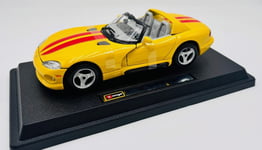 BURAGO - Voiture de couleur jaune – DODGE viper RT/10 - 1/24 - BUR22024GE