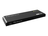 Techly Hdmi2.0 Splitter 4K 8 Ways Hdr - Video/Lyd-Splitter - 8 X Hdmi - Stasjonær