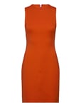 Calvin Klein Technical Knit Mini Tank Dress Röd