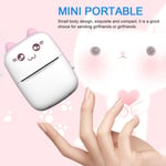 Mini Printer Cartoon No Ink Thermal Printing Camera BT Wireless New