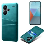 Xiaomi Redmi Note 13 Pro Plus 5G Skal med två Kortfack Grön