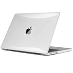 BlueSwan Coque Compatible avec MacBook Pro 14 Pouces 2024-2021 M4 M3 M2 M1 Pro Max A2442 A2779 A2918 A2992 A3112 A3185 A3401 Etui Rigide & Tapis de Souris & Protection Clavier, Transparent Cristallin