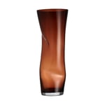 Orrefors Squeeze vas 500 mm Sunset brown