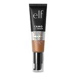 e.l.f. Camo CC Cream | Fond de teint correcteur de couleur avec SPF 30 | Deep 510 C | 30 g