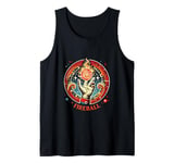 Fireball Fantasy RPG Fire Magic Spell Tank Top