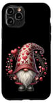 iPhone 11 Pro Love Gnome Valentines Day Wreath For Her With Cute Hearts Case