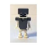 LEGO Minecraft Skeleton Minifigure with Iron Armor and Helmet from 21121