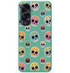 Coque Silicone Liquide Vert pour Huawei Honor 90 lite 5G Design Catrina Blindage