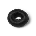 Synthetic Hair Bun L Svart 80mm