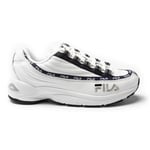 Fila Womens Dstr97 Trainers - White Leather - Size UK 7