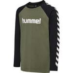 hummel Boys Langærmet T-shirt Børn - Grønn - str. 128