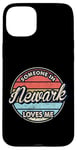 Coque pour iPhone 15 Plus Quelqu'un à Newark m'aime City, États-Unis, États-Unis