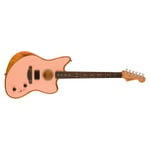 Fender Acoustasonic Player Jazzmaster, Rosewood Fingerboard, Shell Pink