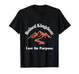 Lost On Purpose Travel Vacation United Kingdom T-Shirt