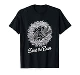 Deck The Caws Gothic Crows Christmas Festive T-Shirt