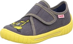 Superfit Bill Slipper, Grey/Yellow 2030, 3.5 UK