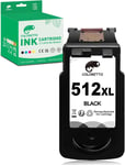 512XL PG-512 Cartouches Encre Remanufacturées pour Canon Cartouche 512 XL Noir Pixma MP230 MP240 MP250 MP260 MP270 MP280 MX340 MX350 MX360 MX420 iP2700 iP2702 MP480 MP490 MP495 MX320 MX330