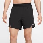 Nike Pro Shorts Dri-fit Flex - Svart/vit, storlek Large