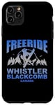 Coque pour iPhone 11 Pro Max Freeride Snowboard Sifflet Blackcomb Canada