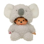 Bandai - Monchhichi Koala Iconique des années 80 - Peluche Toute Douce 20 cm pour Enfants et adultes-SE220954, SE245772, Multicolore