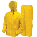 FROGG TOGGS Men's Ultra-lite2 Waterproof Breathable Protective Suit Rainwear, Bright Yellow, L UK