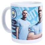 Manchester City FC Haaland Mugg En Storlek Himmelblå/Vit Sky Blue/White One Size