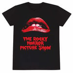 The Rocky Horror Picture Show T-shirt med läppar för vuxna, unisex