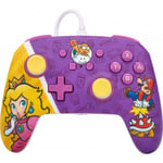 PowerA Enhanced Wired Controller -spelkontroll, Princess Peach Battle, Switch