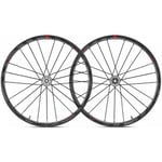 Fulcrum Racing Zero Carbon Disc Road Wheelset - Black / Campagnolo 12mm Front 142x12mm Rear Pair 11-12 Speed Centerlock Tubeless 700c