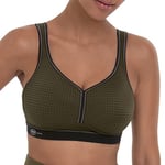 Anita - Soutien-Gorge de Sport Performance 5566 - Femme - Olive Foncé-Noir - 85A